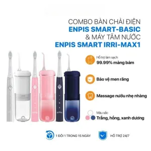 Combo máy tăm nước và bàn chải điện